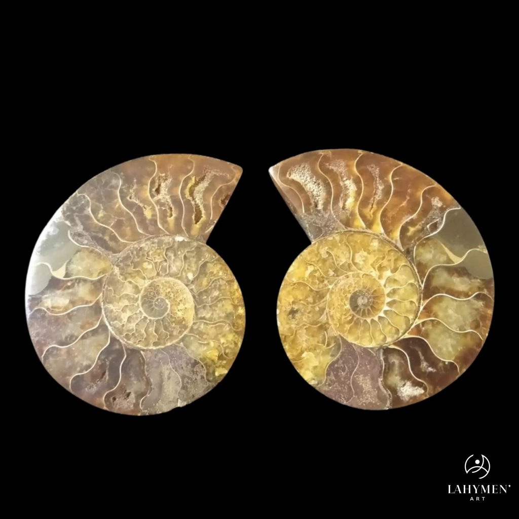 Ammonite sciée