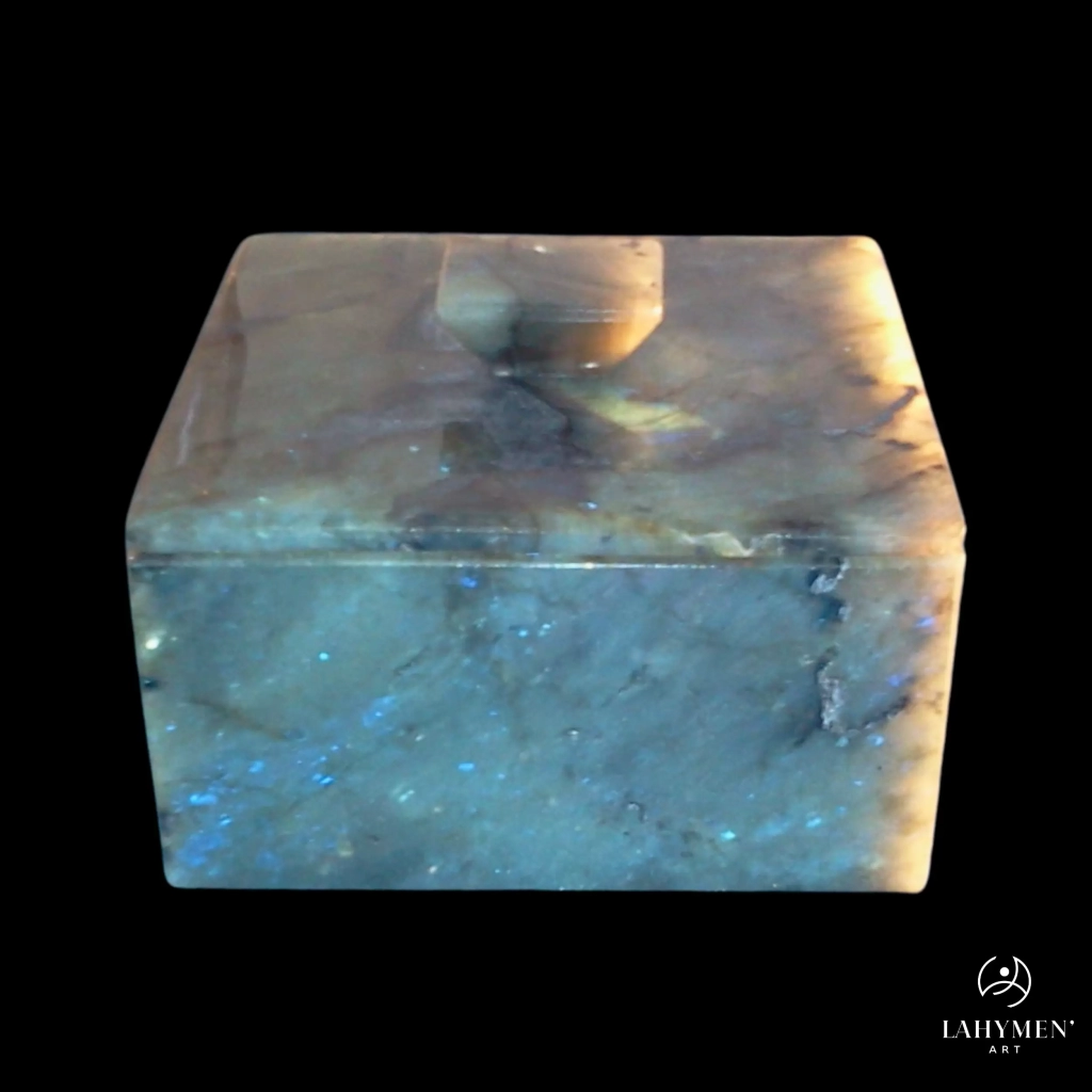 Boite bijoux labradorite