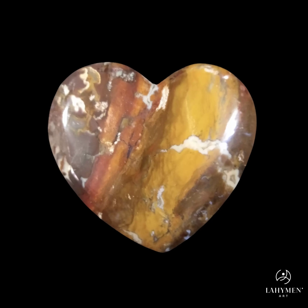 Coeur jaspe imprimé