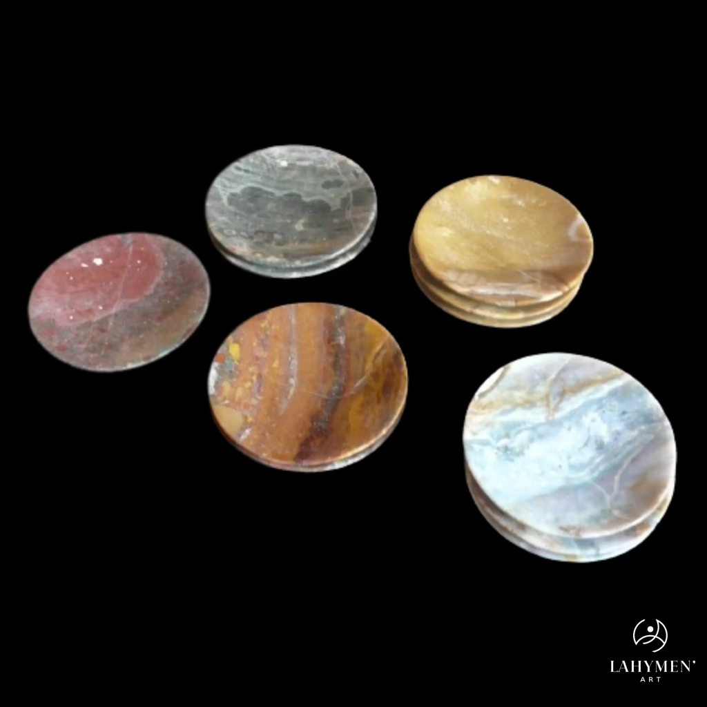 Coupelle jaspe multicolore