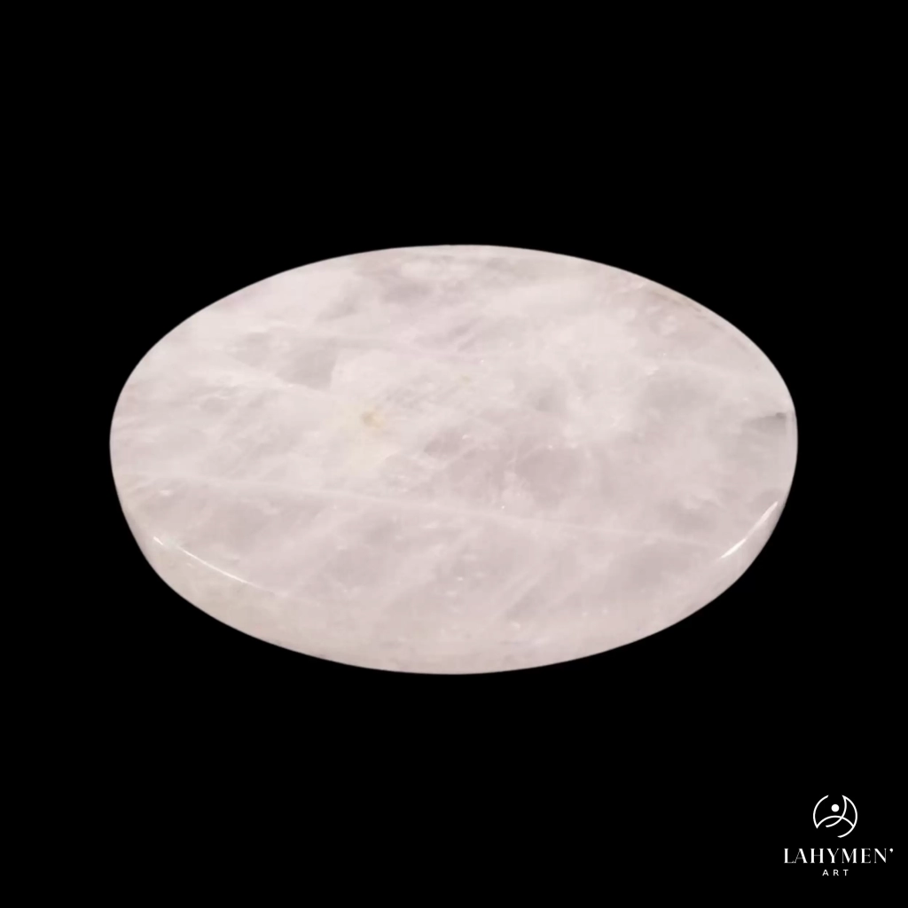Sous verre quartz rose