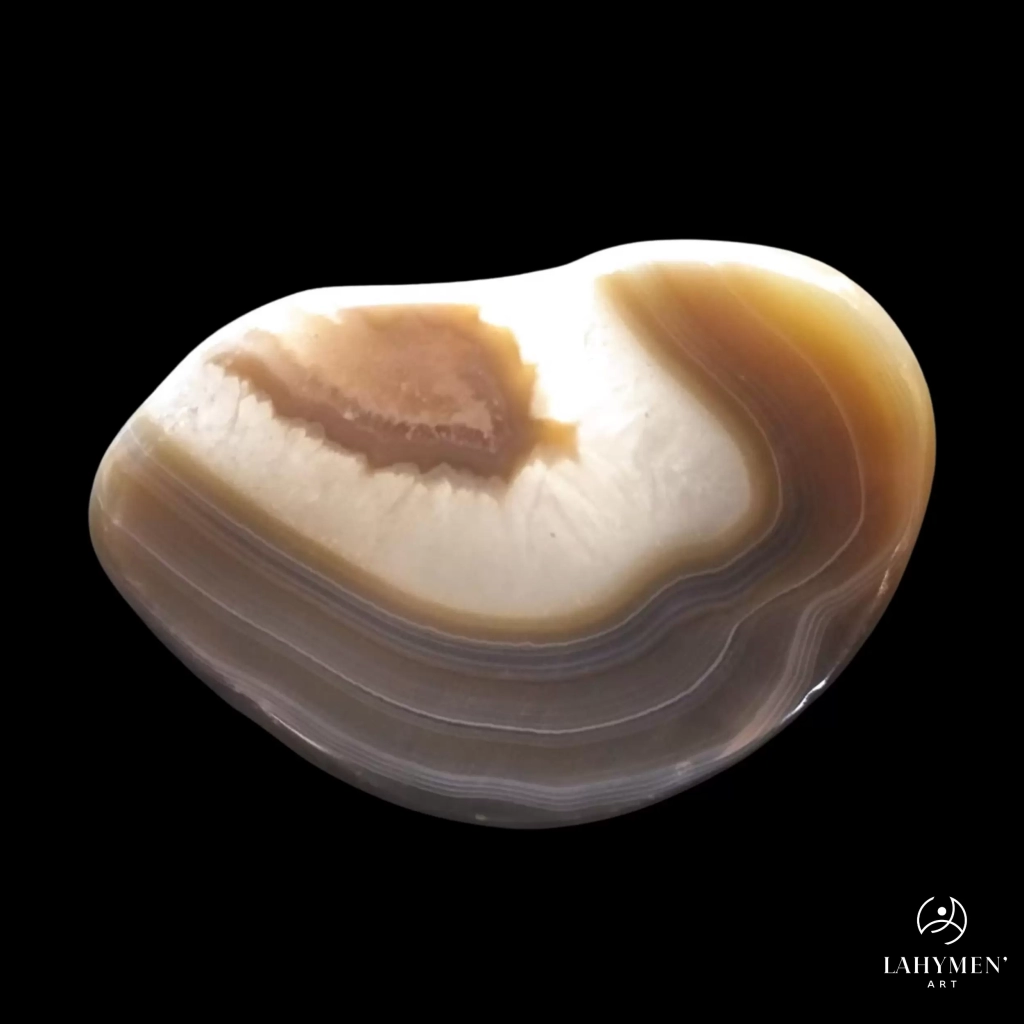 Forme libre agate calcedoine