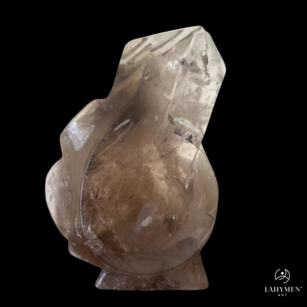 Forme libre contemporaine cristal rutilé