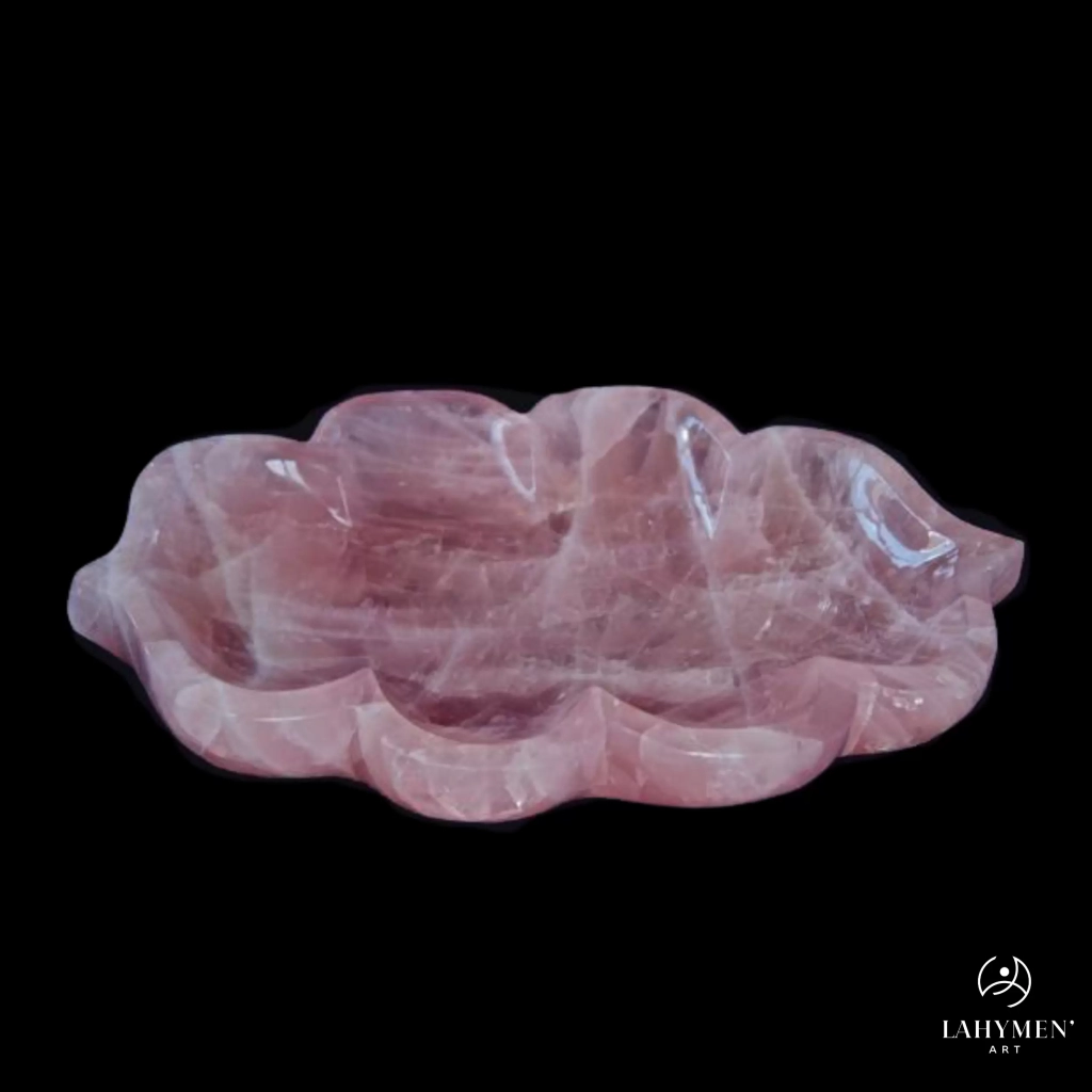 Porte fruits quartz rose