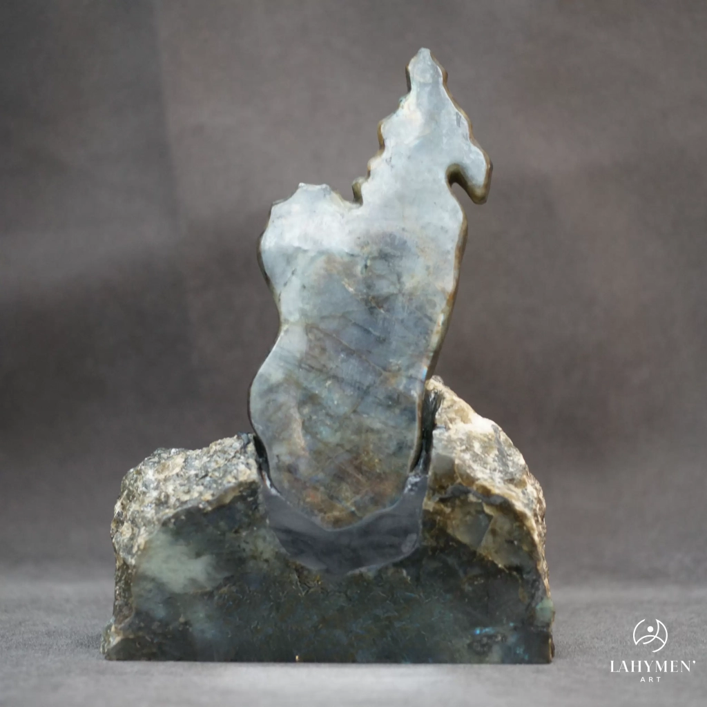 Trophee labradorite madagascar